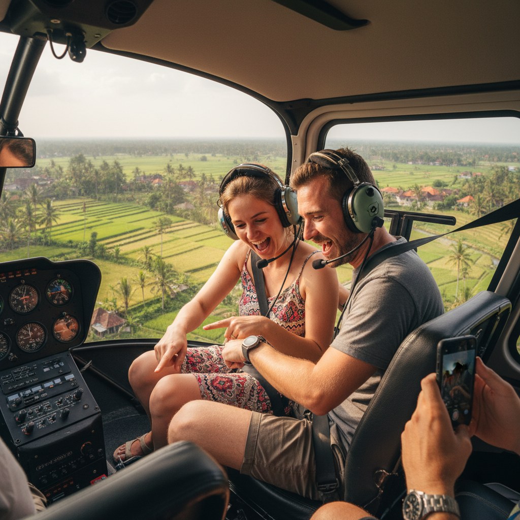 Photography Helicopter Tour from Amed
