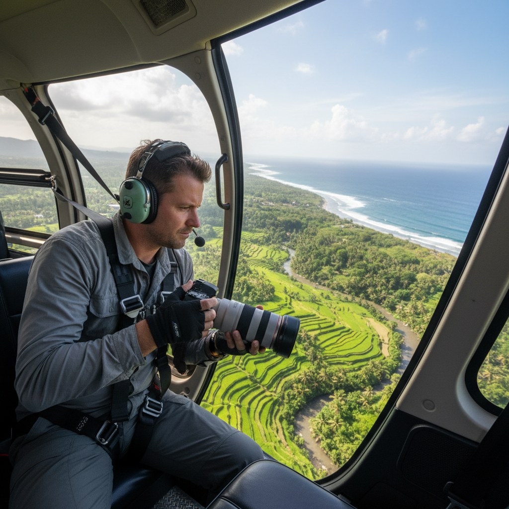 Photography Flight - helicopter tour bali
